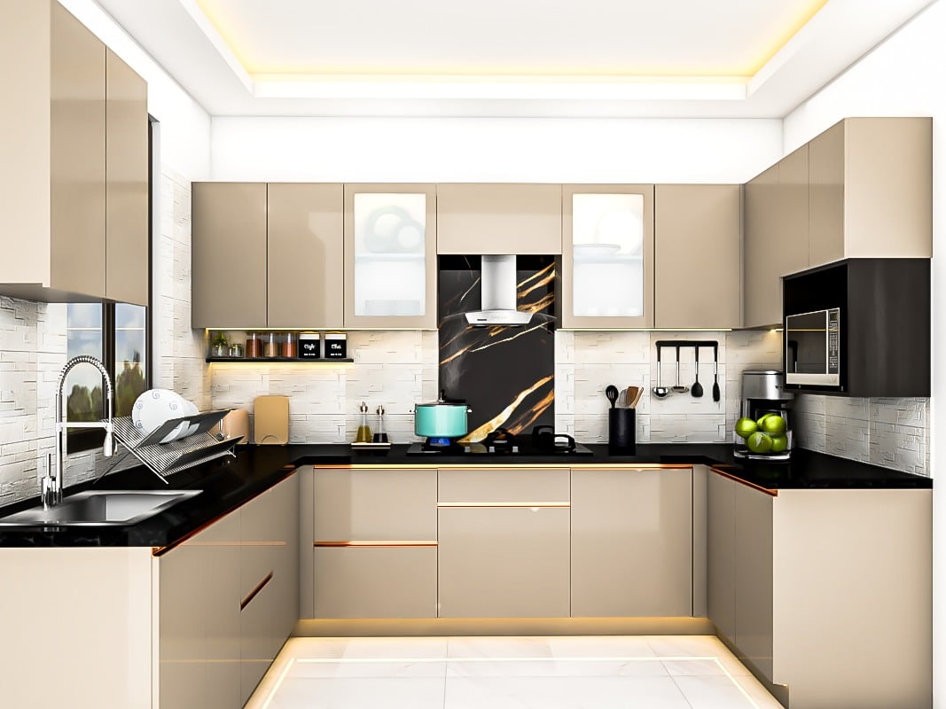 small u shaped kitchen designs